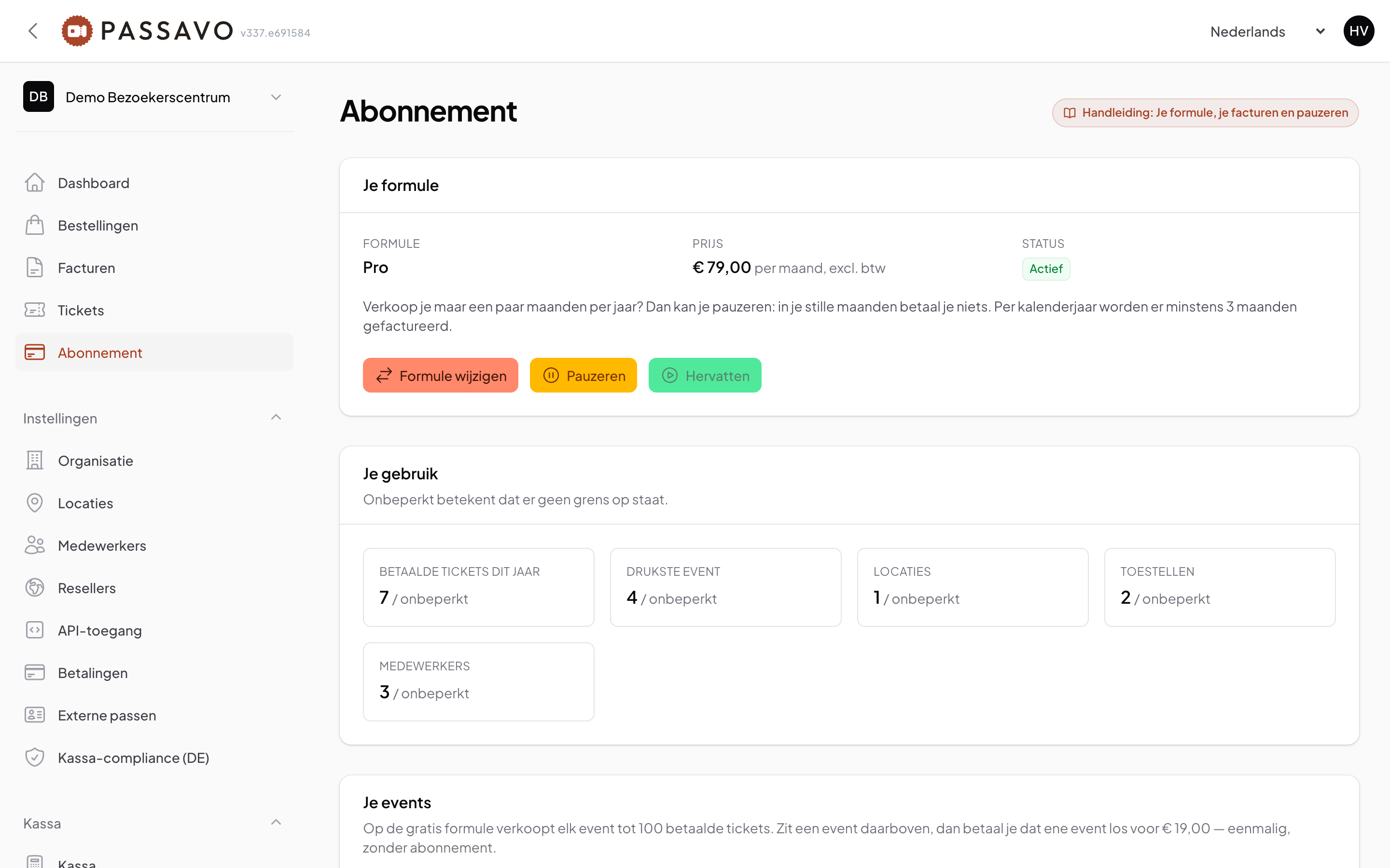 Your plan, your invoices and pausing