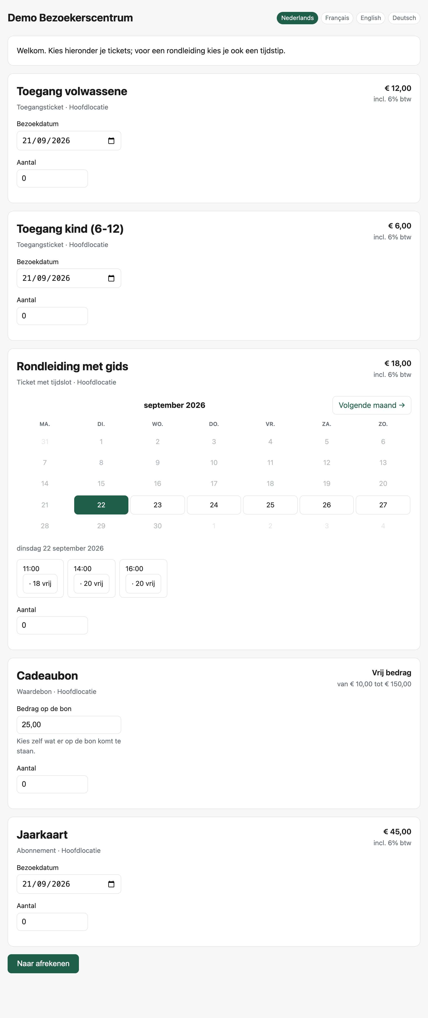 Sharing and embedding your ticket shop